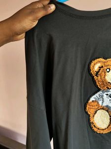 Cute Teddy Bear Graphic Top