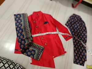 Red Sherwani