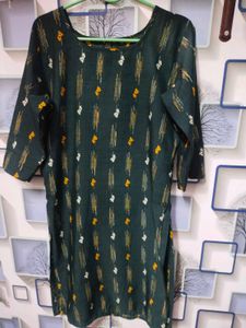 Green Casual Kurti