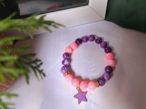 Korean Style Bracelet With Charm 2piece
