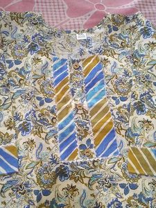 Cotton Straight Curti Pant Set