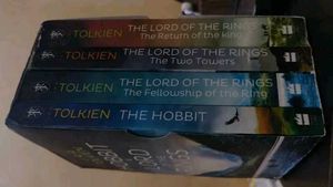 HOBBIT AND LORD OF THE RINGS BOOKS BOX SET