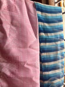 Pink And Blue Scarves Combo