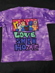 Purple Tie-Dye Graphic Tee