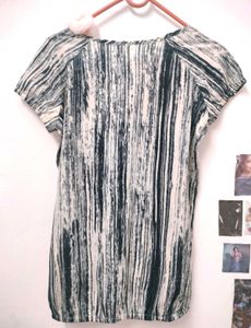 Red Pig Graphic  &amp; black striped oversized tees