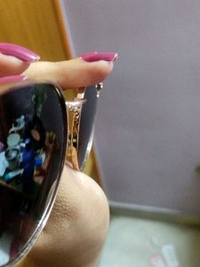 Golden Rimmed Sunglasses