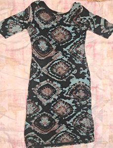 Tie Dye Bodycon Dress