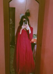 Flared Suit, Red Suit