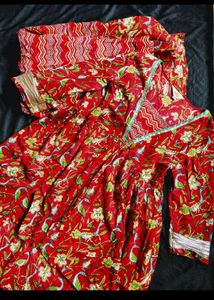 Anouk Pure Cotton Kurti Sharara Set