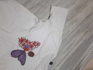 White Graphic Tee
