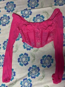 Pink Corset Top