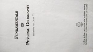 Class 11 ncert fundamental of physical geography