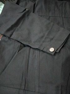 Button-Down Black Jacket