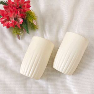 ✴️Set of 2 Off white Mugs