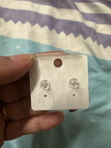 White Flower Earrings