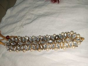 Crystal &amp; Pearl Choker