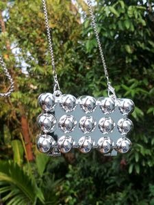 silver bubble clutch🩶