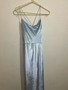 Elegant Blue Maxi Dress