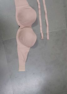 Zivame Nude Bra With Detachable Straps