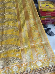 Elegant Yellow Saree