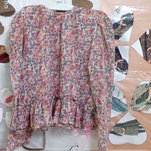 Twenty Dresses Floral Print  High Neck Top