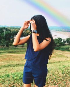 Navy Blue Sleeveless Playsuit – Worn Only Once 💙✨