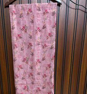 Organza Floral Pink Dupatta