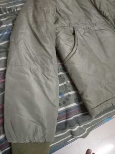 Khaki Puffer Jacket