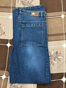 Ripped Wide Leg Jeans