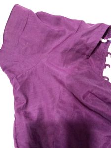 Elegant Purple Blouse