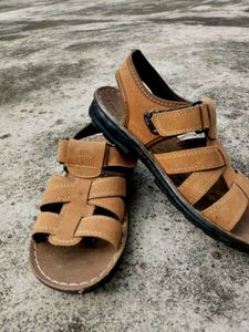 Men&#39;s Leather Fisherman Sandals