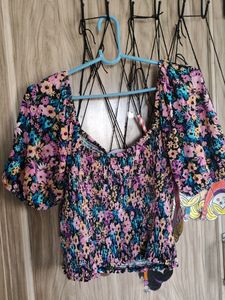 It Is A Beautiful Colourful Crop Top...