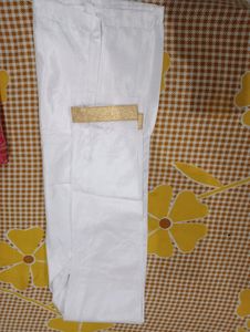 White Pink Gown Suit