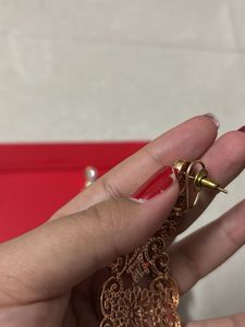 Kushals Sparkly Dangle Earrings