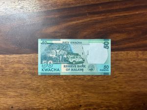 20, 50, 100, 200 MALAWIAN KWACHA BANKNOTES