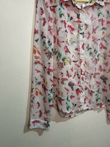 Floral Print Casual Shirt