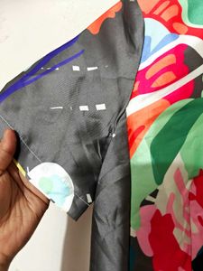 High Fabric Satin Dress