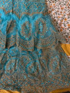 Sky Blue Part Wear Dress
