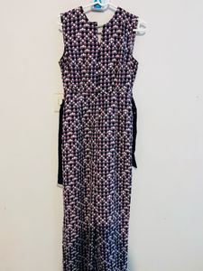 Patterned Sleeveless Dress