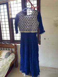 Elegant Blue Ethnic Dress