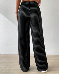 Striped Wide Leg Pants
