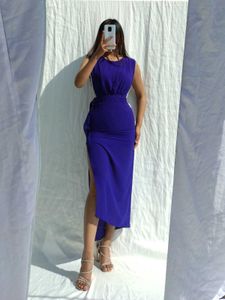 Bodycon Slit Maxi Dress