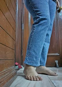 Vintage Wash Wide Leg Jeans
