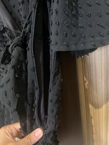 Chic Black Wrap Dress