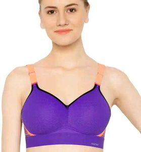 Triumph Women Sports Lightly Padded Bra (Purple)