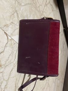 Maroon Hand Purse