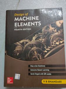Design Of Machine Elements Fourt Edition VB Bhandari Mc Graw Hill Education