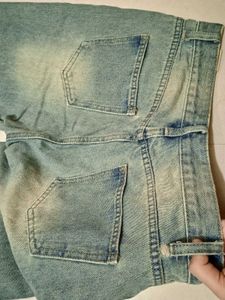 vintage washed jeans
