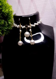 Soft Korean Aesthetic Pearl Choker Set