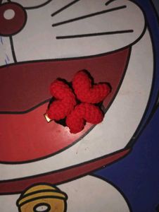 Red Angry Mark Hair Clip